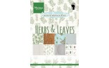 Marianne Design Pretty Paper Bloc Herbs & leaves