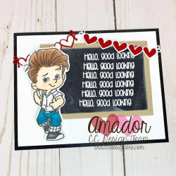 Roberto's Rascals Rocker Boys Clear Stamp