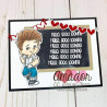 Roberto's Rascals Rocker Boys Clear Stamp