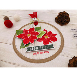 MODASCRAP CLEAR STAMPS MSTC 3-021 - CHRISTMAS FLOWER