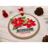 MODASCRAP CLEAR STAMPS MSTC 3-021 - CHRISTMAS FLOWER