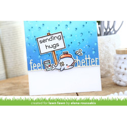 Lawn Fawn Die Feel Better Line Border