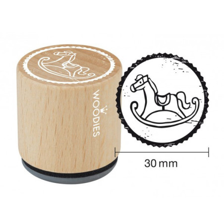RoyalPosthumus Woodies Cavallo a Dondolo
