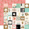 Carta Bella Collection Kit Flower Market 30x30cm