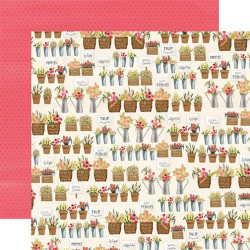 Carta Bella Collection Kit Flower Market 30x30cm
