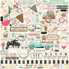 Carta Bella Collection Kit Flower Market 30x30cm