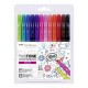 Tombow TwinTone Markers BRIGHTS 12 Dual Tip