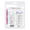 Tombow TwinTone Markers BRIGHTS 12 Dual Tip