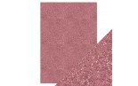 5 fogli A4 Carta Glitterata Tonic Glitter Card Berry Fizz 250gsm