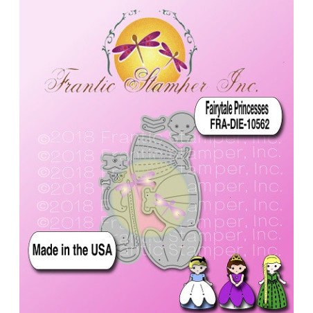 Frantic Stamper Precision Die Fairytale Princesses