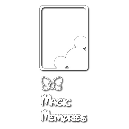 Frantic Stamper Precision Die Magic Memories Photo Card