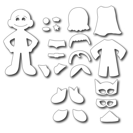 Frantic Stamper Precision Die Super Hero Kid