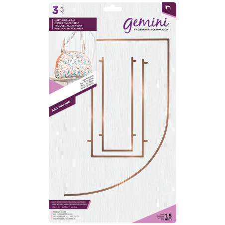 Gemini Multi Media Die - Bag Making Die Set - Bowling Bag