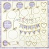 Chipboard die-cuts Spring Bustling