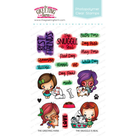 The Greeting Farm Clear Stamps The Snuggle is Real