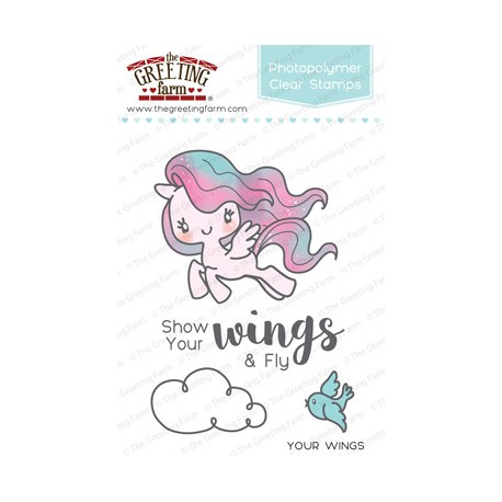 The Greeting Farm Clear Stamps Your Wings