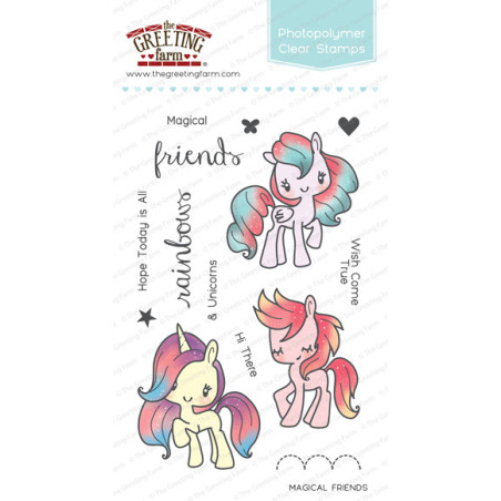 The Greeting Farm Clear Stamps Magical Friends