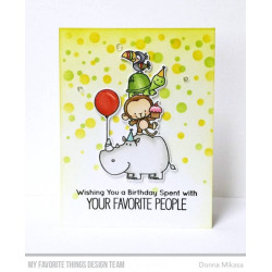 My Favorite Things Card-Sized Confetti Stencil Set