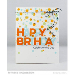 My Favorite Things Card-Sized Confetti Stencil Set