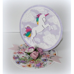 JoyCrafts Die Cut Embossing Magic Unicorn