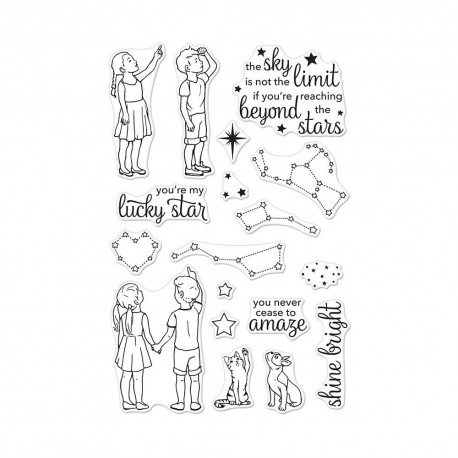 Hero Arts Clear Stamps Lucky Star