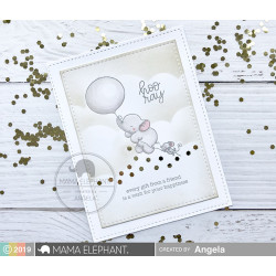 Mama Elephant Clear Stamp FLYING WITH FRIENDS