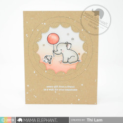 Mama Elephant Clear Stamp FLYING WITH FRIENDS