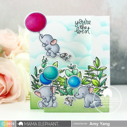 Mama Elephant CREATIVE CUTS FLYING WITH FRIENDS