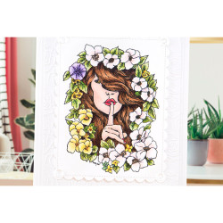 Crafter's Companion A6 Rubber Stamp Mother Nature