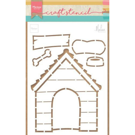 Marianne Design Craft Stencil Doghouse