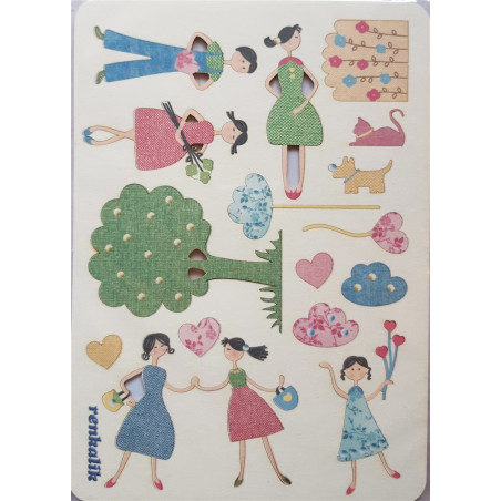 Chipboard Sweet Woodies Les Amis