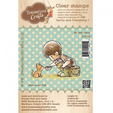 DreamerlandCrafts Clear Stamp My Dear Friend