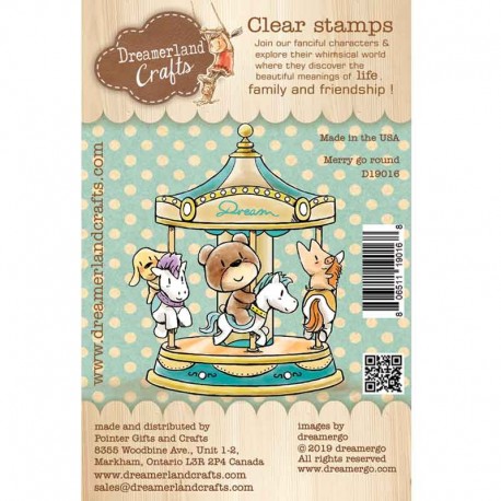 DreamerlandCrafts Clear Stamp Merry Go Round