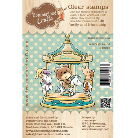 DreamerlandCrafts Clear Stamp Merry Go Round