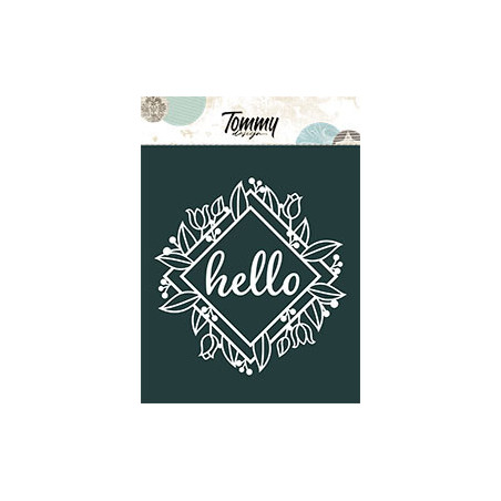 MASCHERA QUADRATO HELLO A5 Tommy Design