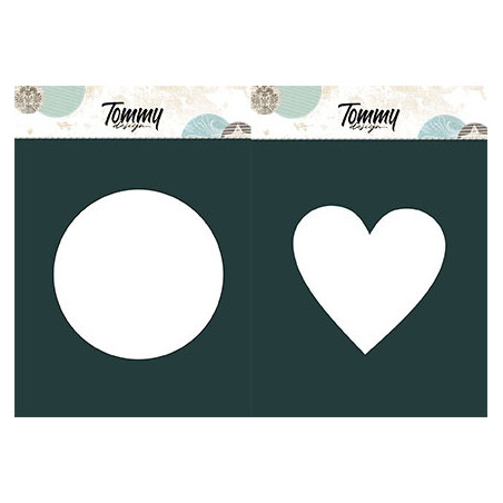MASCHERA CUORE/CERCHIO A5 Tommy Design