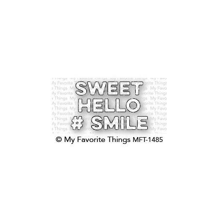 My Favorite Things #Captions Die-Namics