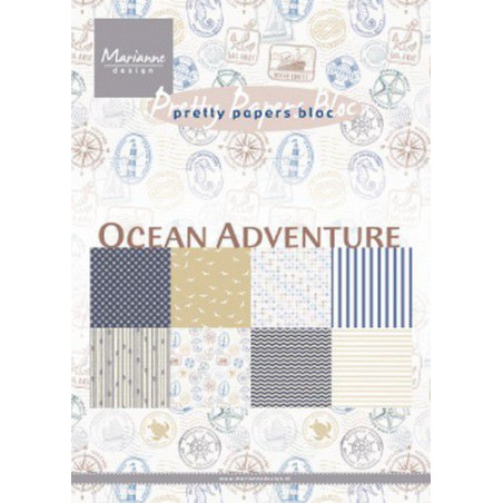 Marianne Design Pretty Paper Bloc Ocean Adventure