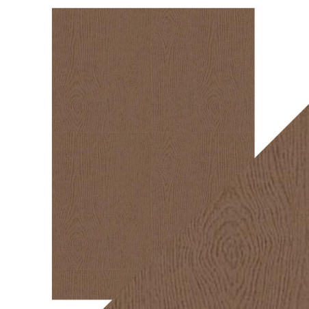 Tonic Studios Hand Crafted Cotton Paper Oak Woodgrain A4 150gsm
