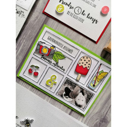 Florileges Clear Stamp CADRES GRUNGE