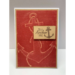 Sara Signature Embossing Folder Nautical Ship's Anchor