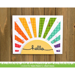 Lawn Fawn Dies Sunrise Backdrop