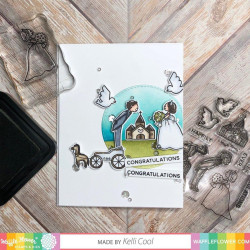 Waffle Flower Stamp & Die Set Wedding Day