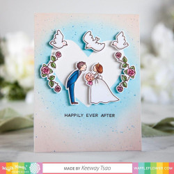 Waffle Flower Stamp & Die Set Wedding Day