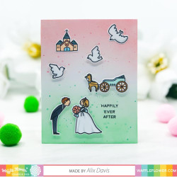 Waffle Flower Stamp & Die Set Wedding Day