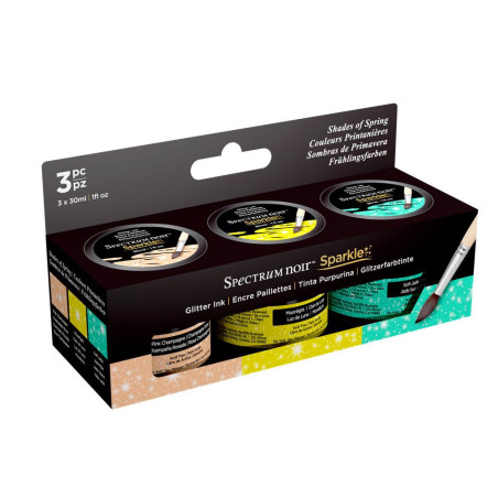 Spectrum Noir Sparkle Liquid Ink Shades of Spring x3