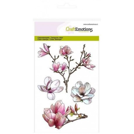 CraftEmotions Clearstamps A6 Magnolia Spring Time