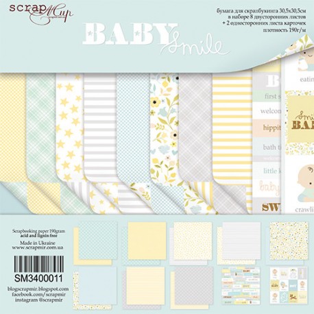 ScrapMir Baby Smile Paper Pad 30x30cm