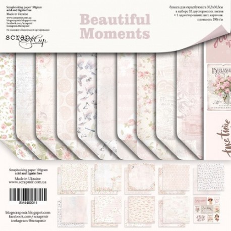 ScrapMir Beautiful Moments Paper Pad 30x30cm