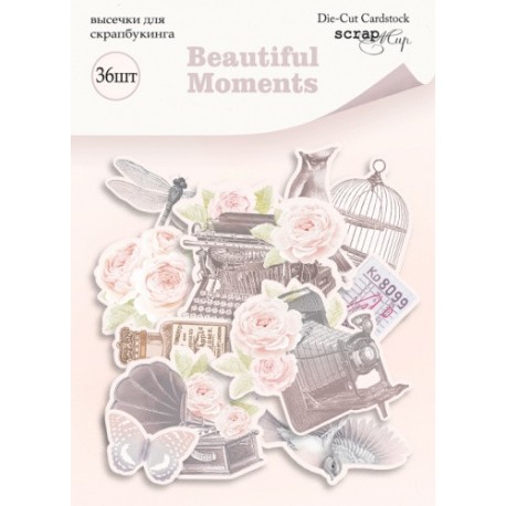 ScrapMir Beautiful Moments Die-Cut Cardstock 36pz